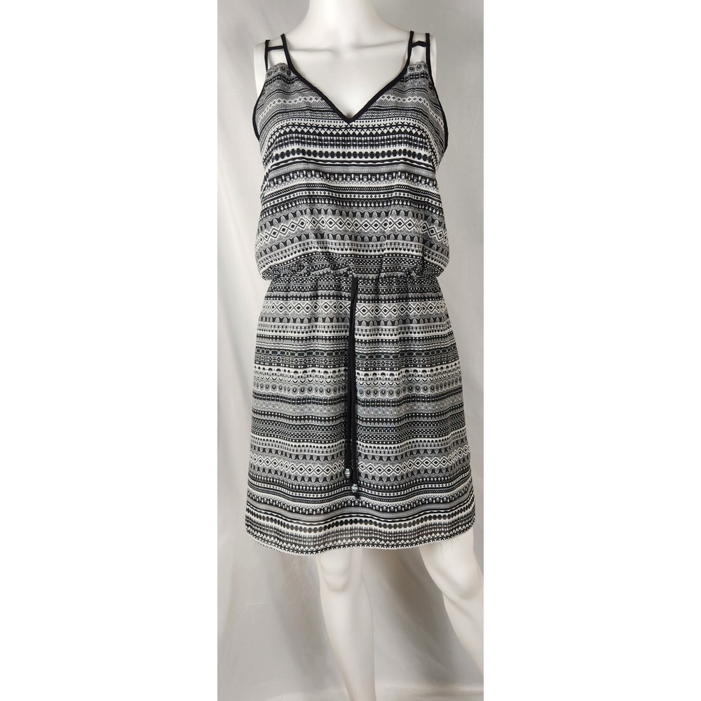 City Triangles Y2K/2000s/Indie Geometric/Boho Print Strappy Dress XL